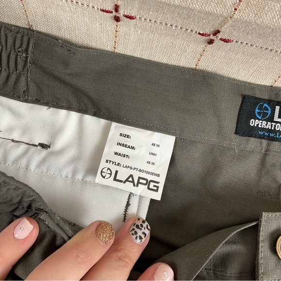 LAPG LA Police Gear Operator Tactical Pants 48 W Unhemmed Teflon Fabric Cargo - Picture 6 of 11